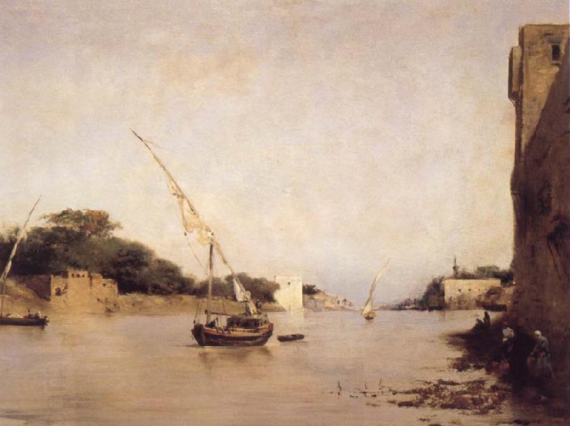 Eugene Fromentin View of the Nile oil painting picture
